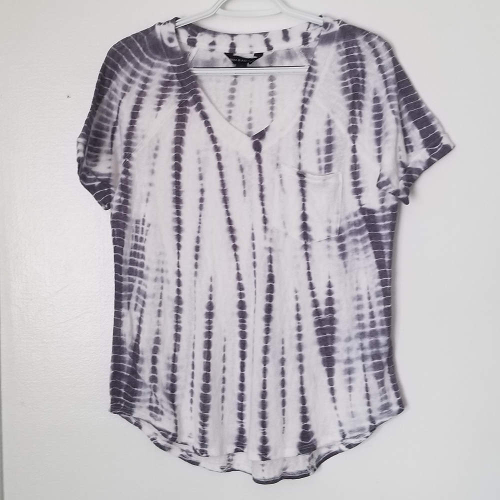 Rock & Republic Tie Dye Pocket T Shirt Size Med